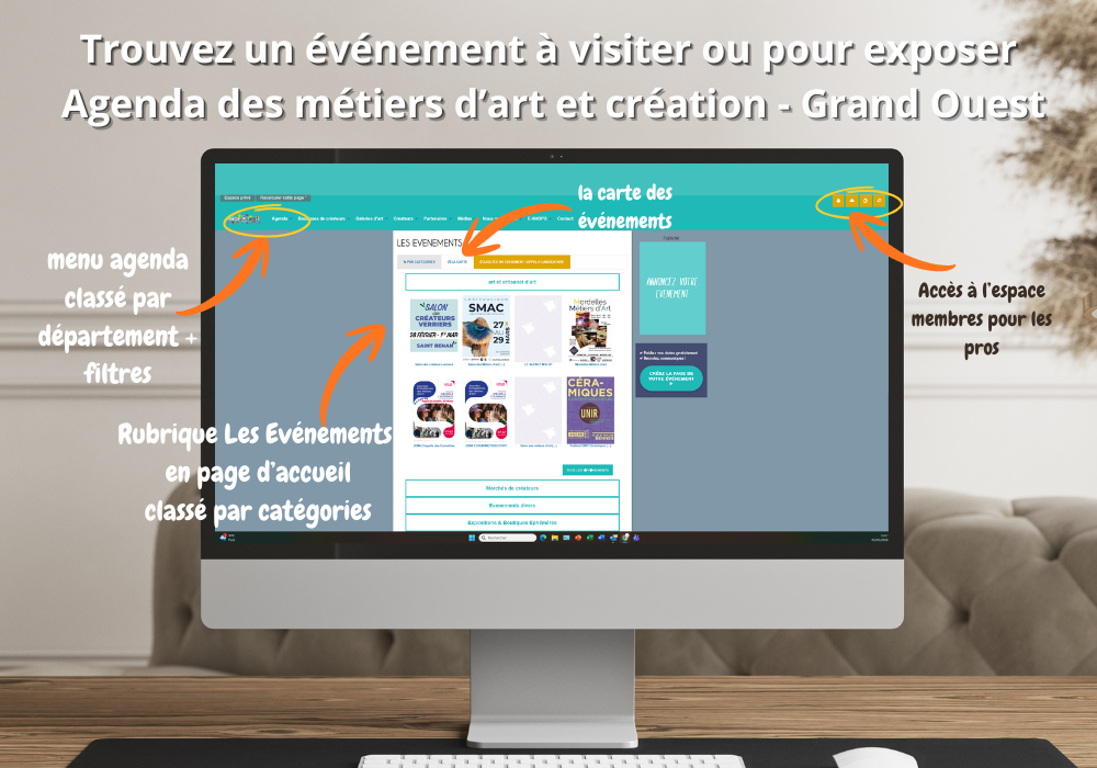 Comment rechercher des salons ou marchés de créateurs à visiter ou pour exposer ? Tuto Vidéo