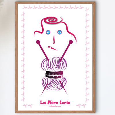 10 affiche mere cerie famille couture
