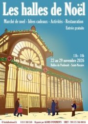 Affiche Halles de Noel Réduit