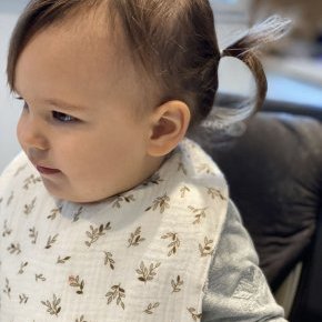 Bavoir classique laurel a pression