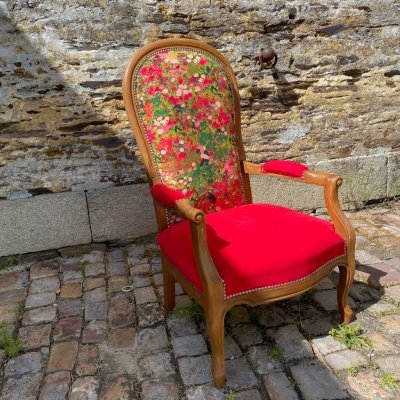 Un Voltaire - réfection semi traditionnelle