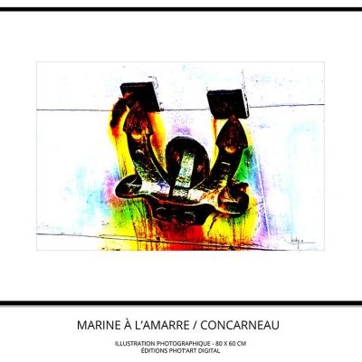 Marine Présentation Tableau illustration Photo 80x60 Jacky a De l Ancre à l (…)