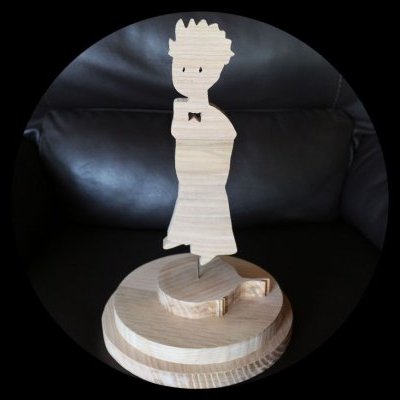 Le Petit Prince sur socle tournant