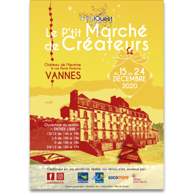3 affiche marché creteurs artisanat noel vannes