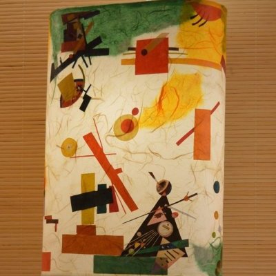 2-Suspension triangle, collection art abstrait