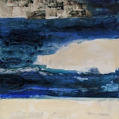 Marée acrylique sur toile 150 x 50 cm