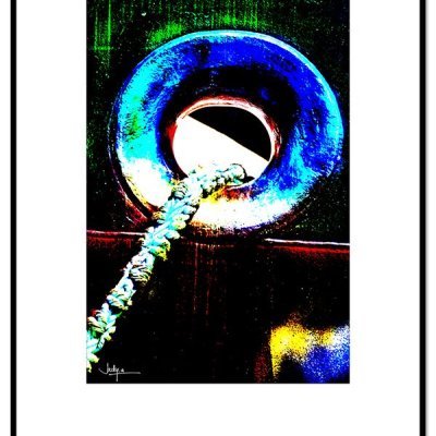 Marine Présentation Tableau illustration Photo 60x80 Jacky a Abeille Amarre