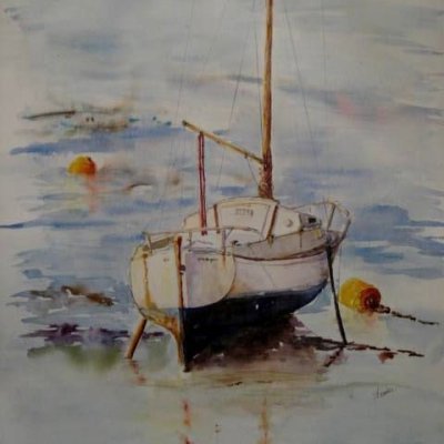 Anne CORNEC voilier blanc