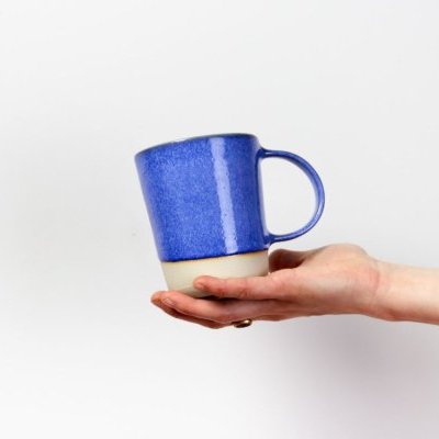 mug bleu ceramique france artisanat
