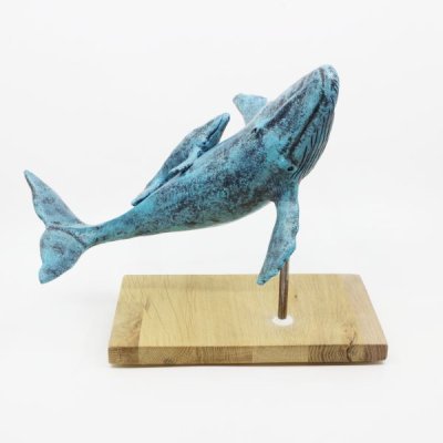 Baleine baleineau 08 patine acryliq
