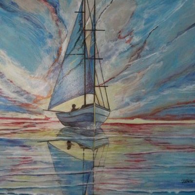 voiles bleues