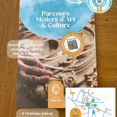 Repérez le macaron sur le parcours