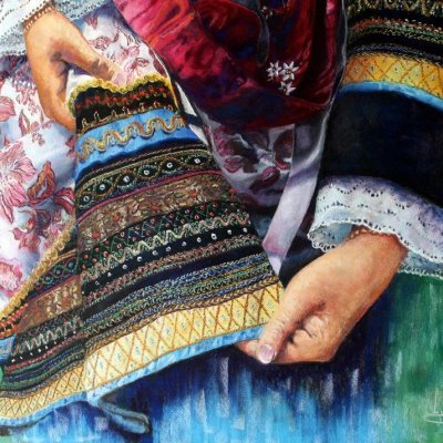 détail broderies CREALOUEST