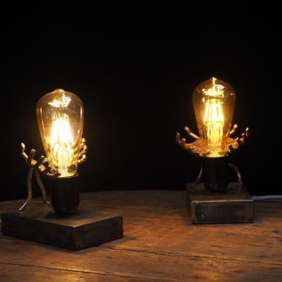 lampe métal offrande Mouche LED