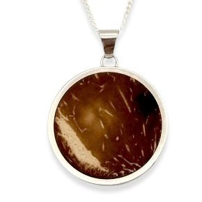 8 Noix de Coco polie bijoux pour homme