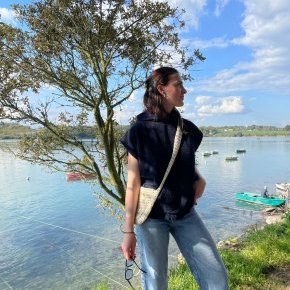 Candice capuche marine