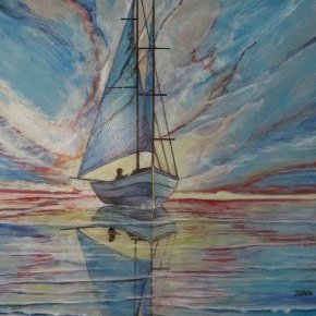 voiles bleues