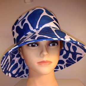 chapeau soleil algues bleues