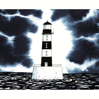 INKDROP - Phare dans la tempête by Tink