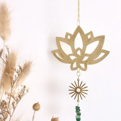Energy catcher naeco bijoux suspension maison suncatcher laiton décoration (…)