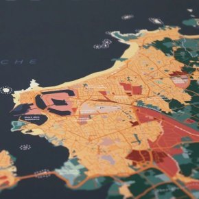 Côte d Emeraude 40x30cm Mockup