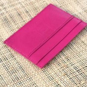 PORTE CARTES FUSCHIA