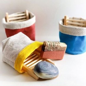 4 coffret cadeau tissus 2 savons