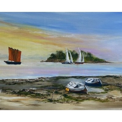 SUR L ÎLE AUX MOINES