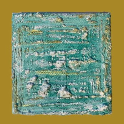 Xirkys Peinture acrylique Aquarelle vert doré craie Emeraude gourmande (…)