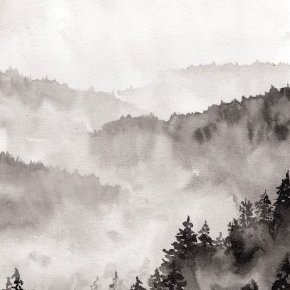 10 Foret brumeuse Encre de Chine Faustine