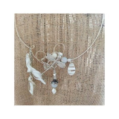 Collier verre création G Darriet