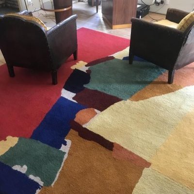 Tapis laine au handtufting Rectangle d Or