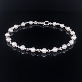 10 Bracelet Perles d eau 4mm Argent 925