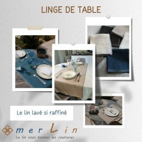 4 linge de table