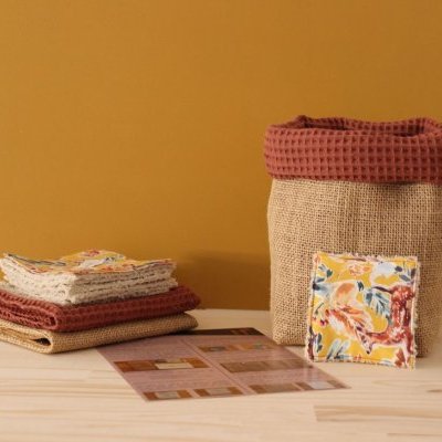 6 Kit de couture Lingettes et Panier
