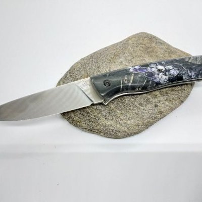 Manche hybride bois/résine