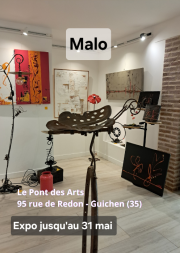 EXPOSITION SCULPTURES MALO