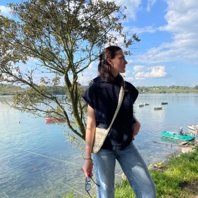 Candice capuche marine