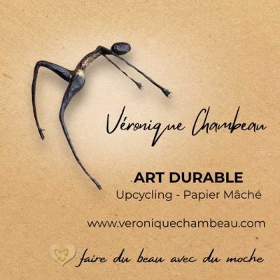 Veronique Chambeau Art Durable Papier mâché Upcycling