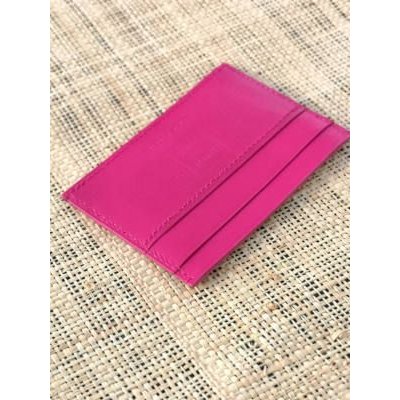 PORTE CARTES FUSCHIA