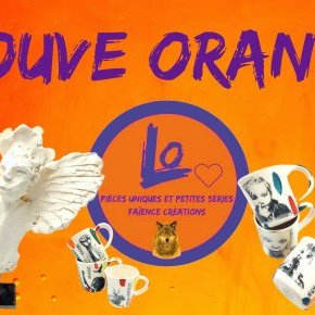 Louve Orange Faïence créations