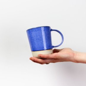 mug bleu ceramique france artisanat